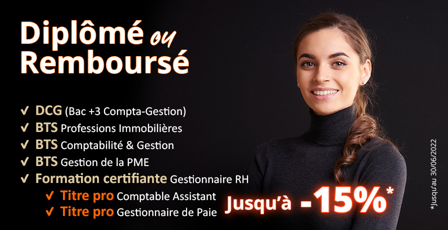 Visuel Offre diplomé ou remboursé